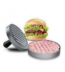 Non Stick Burger Press Aluminum Hamburger Patty Maker Beef Grill Meat Mold Makes